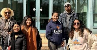 Hostos students are taken on campus visits at CUNY four-year colleges to learn more about their offerings and experience campus life.